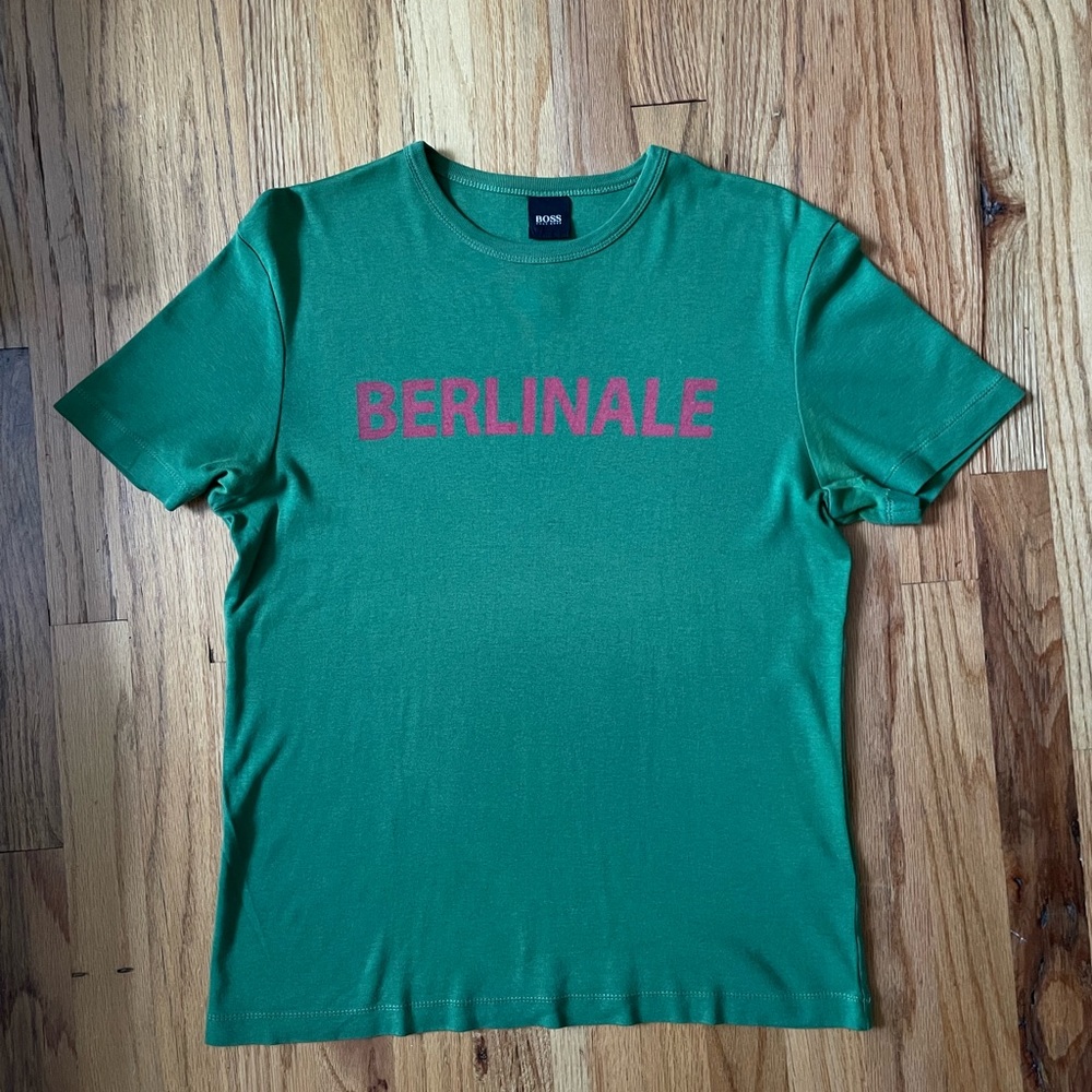 RARE Archive Vintage Hugo Boss Berlinale Short Sleeve T-Shirt Sz Small